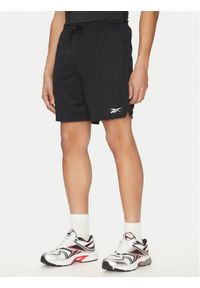 Reebok Szorty sportowe 100214877 Czarny Regular Fit. Kolor: czarny. Materiał: syntetyk. Styl: sportowy