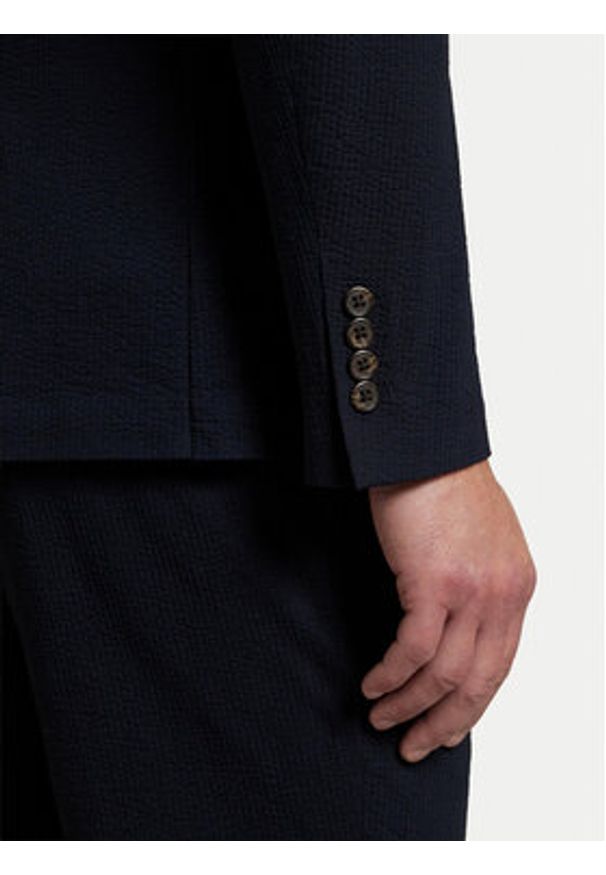 Polo Ralph Lauren Marynarka 715966393001 Granatowy Modern Fit. Typ kołnierza: polo. Kolor: niebieski. Materiał: bawełna