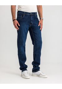 Męskie Spodnie Jeansowe Mustang Style Washington Straight Denim Blue 1017119 5000 882