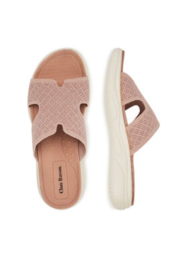Clara Barson Klapki R25SS02834 Różowy. Kolor: różowy. Materiał: materiał