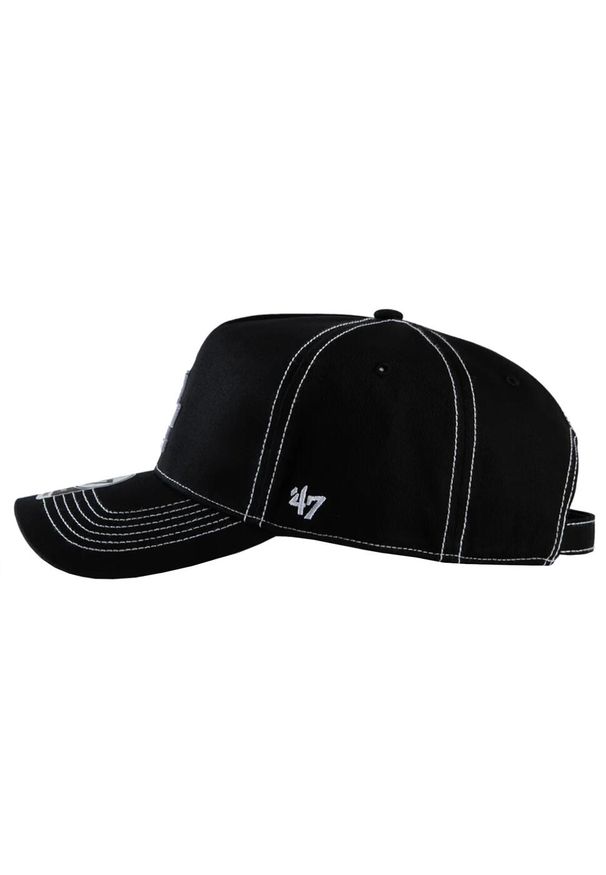 47 Brand - Czapka z daszkiem męska Los Angeles Dodgers MLB Cap. Kolor: czarny. Materiał: bawełna