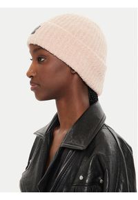 Calvin Klein Czapka Hardware K60K612652 Różowy. Kolor: różowy. Materiał: akryl, materiał #3
