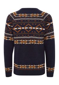 Blend Sweter 20715871 Granatowy Regular Fit. Kolor: niebieski. Materiał: syntetyk #3