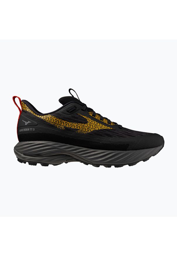 Buty do biegania damskie Mizuno Wave Rider TT 3 black sand/citrus/quiet shade. Kolor: czarny. Model: Mizuno Wave. Sport: bieganie