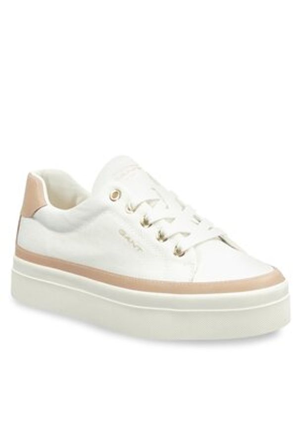 GANT - Gant Sneakersy Avona Sneaker 28538448 Biały. Kolor: biały. Materiał: materiał