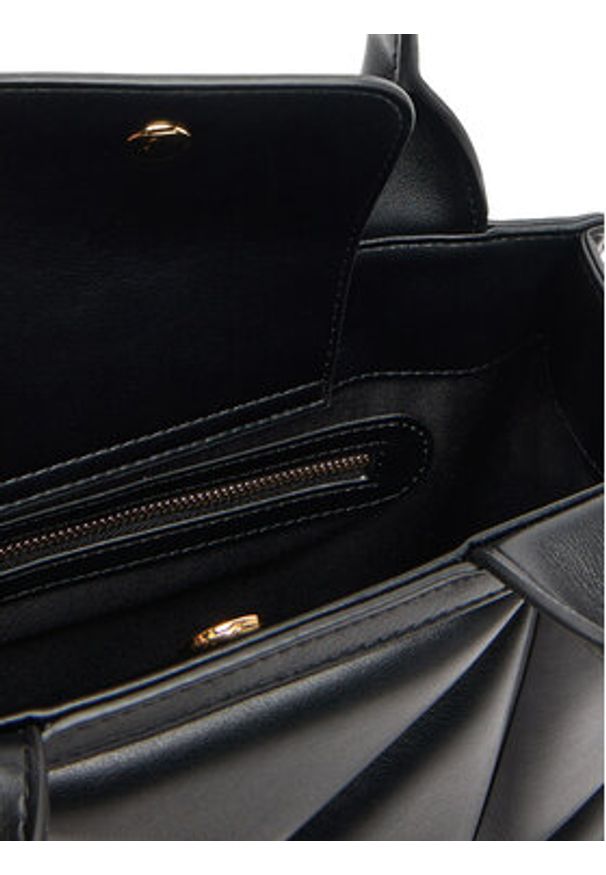 Love Moschino - LOVE MOSCHINO Torebka JC4081PP1NLC0000 Czarny. Kolor: czarny. Materiał: skórzane