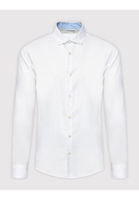 Selected Homme Koszula New Mark 16058640 Biały Slim Fit. Kolor: biały. Materiał: bawełna #3