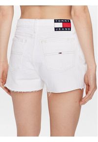 Tommy Jeans Szorty jeansowe DW0DW15611 Biały Regular Fit. Kolor: biały. Materiał: bawełna #4