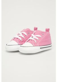Converse - Trampki dziecięce. Nosek buta: okrągły. Zapięcie: sznurówki. Kolor: różowy. Materiał: syntetyk, materiał. Szerokość cholewki: normalna #2