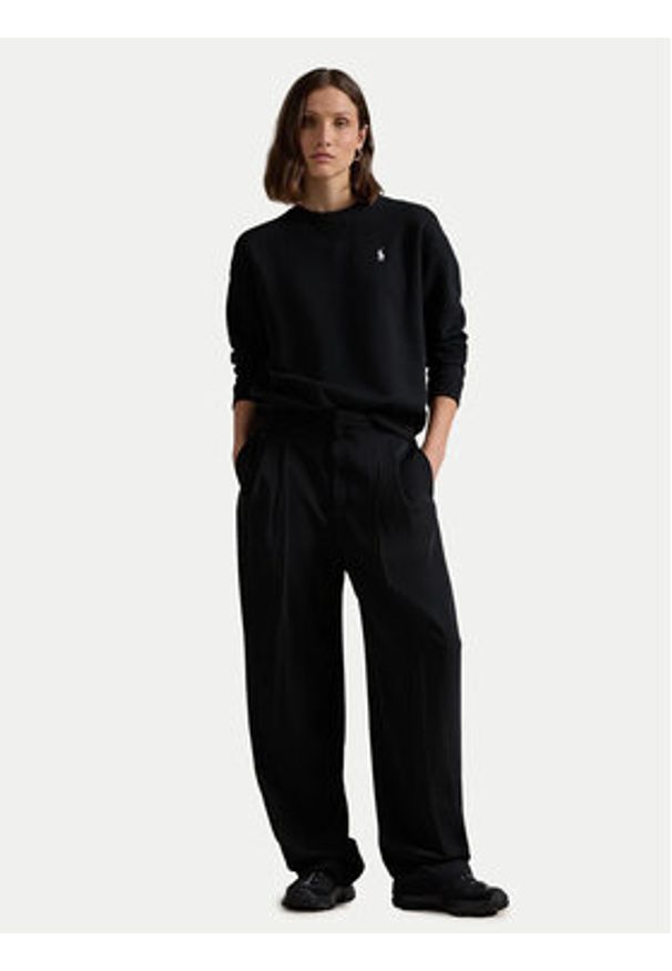 Polo Ralph Lauren Bluza 211943006 Czarny Relaxed Fit. Typ kołnierza: polo. Kolor: czarny. Materiał: bawełna