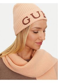 Guess Zestaw Szalik i Czapka GFBOXW P4402 Różowy. Kolor: różowy. Materiał: materiał