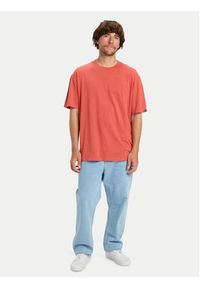 Quiksilver T-Shirt Salt Water EQYZT08204 Bordowy Regular Fit. Kolor: czerwony. Materiał: bawełna #4