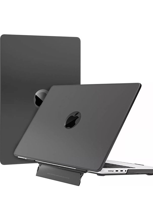 Etui Alogy Etui matowe z podstawką Alogy ProStand obudowa do MacBook Air 13.3" (A1932/A2179/A2337) Czarne. Kolor: czarny