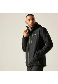 Regatta - Kurtka męska 3 w 1 Wentwood. Kolor: czarny. Materiał: puch, materiał. Sport: turystyka piesza #1