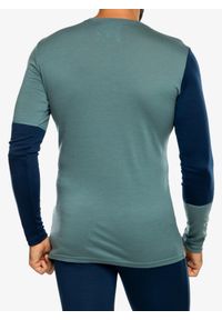 ORTOVOX - Bluza termiczna męska Ortovox 185 Rock N Wool Long Sleeve. Kolor: zielony. Długość rękawa: długi rękaw