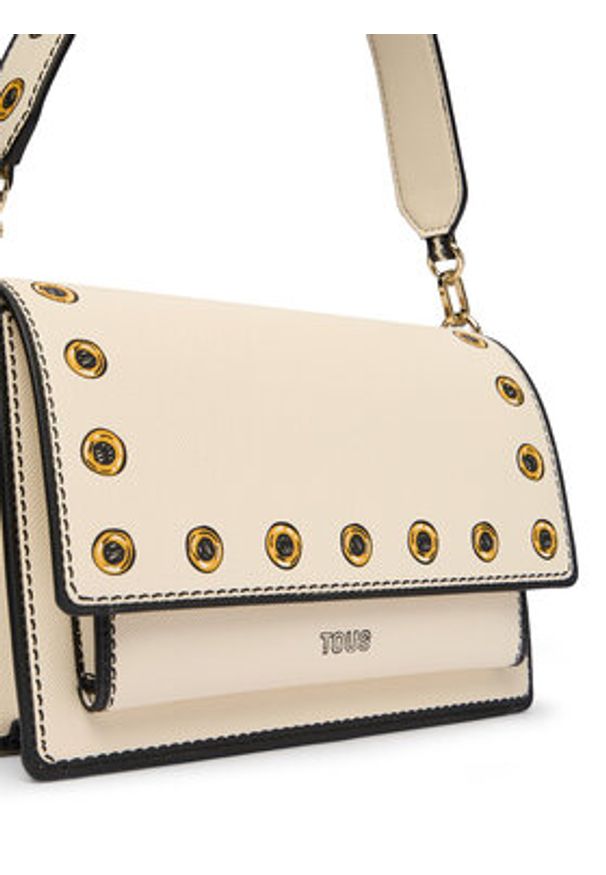 Tous - TOUS Torebka TRAMPANTOJO 2002358401 Beżowy. Kolor: beżowy. Materiał: skórzane