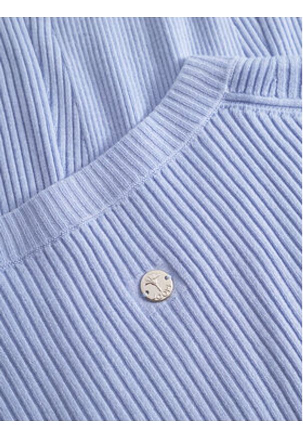 JOOP! Sweter 58 253KN58Karloa 30047481 Błękitny Slim Fit. Kolor: niebieski. Materiał: wiskoza