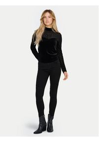only - ONLY Bluzka Eliana 15339981 Czarny Slim Fit. Kolor: czarny. Materiał: syntetyk #7