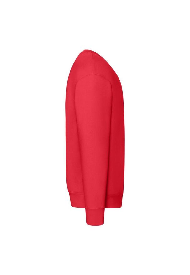FRUIT OF THE LOOM - Męska Bluza Rozpinana Premium. Kolor: czerwony