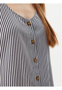 Vero Moda Top Bumpy 10325830 Granatowy Standard Fit. Kolor: niebieski. Materiał: wiskoza #2