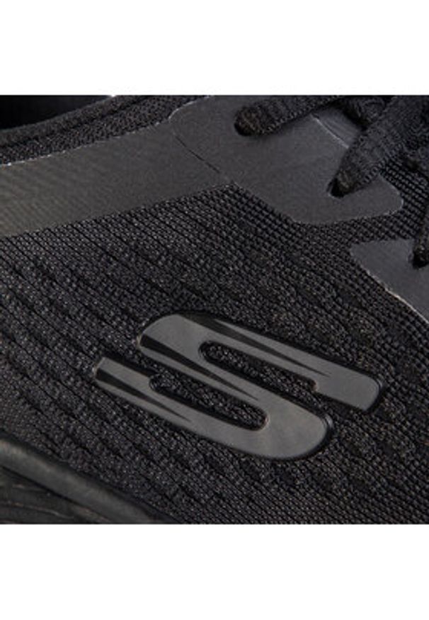 skechers - Skechers Sneakersy Pelland 52559/BBK Czarny. Kolor: czarny. Materiał: materiał