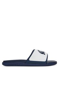 Klapki Lacoste. Wzór: kolorowy