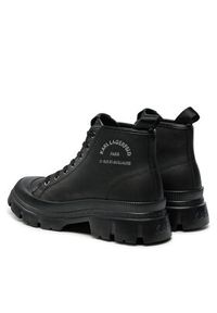 Karl Lagerfeld - KARL LAGERFELD Trapery KL25234 Czarny. Kolor: czarny. Materiał: skóra #3