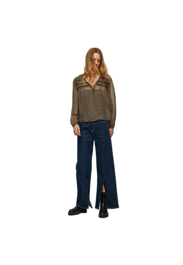 Koszula damska Pepe Jeans Noemi. Kolor: wielokolorowy. Materiał: materiał