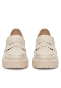 DeeZee Loafersy LE601-2 Beżowy. Kolor: beżowy. Materiał: skóra #5