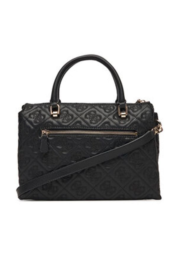 Guess Torebka Adelasia HWQL96 58060 Czarny. Kolor: czarny. Materiał: skórzane