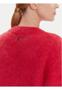 Dixie Sweter M277Y101A Czerwony Relaxed Fit. Kolor: czerwony. Materiał: syntetyk
