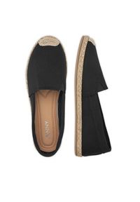 Jenny - JENNY Espadryle WSK1609-20 Czarny. Kolor: czarny. Materiał: materiał
