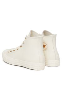 Converse Trampki Chuck Taylor All Star Gold Luxe A10709C Beżowy. Kolor: beżowy. Materiał: materiał #3