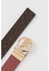 MICHAEL Michael Kors pasek dwustronny 551342 damski kolor czerwony. Kolor: czerwony #2