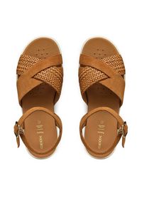Geox Sandały D Xand 2.2S D55M1B 00022 C6001 Brązowy. Kolor: brązowy. Materiał: skóra, zamsz #5