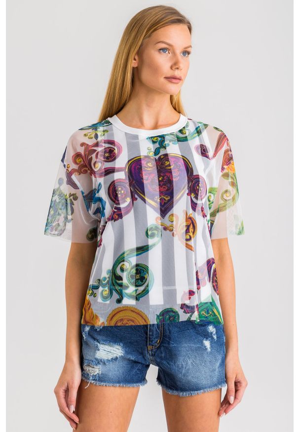 Versace Jeans Couture - T-SHIRT versace jeans couture. Materiał: materiał