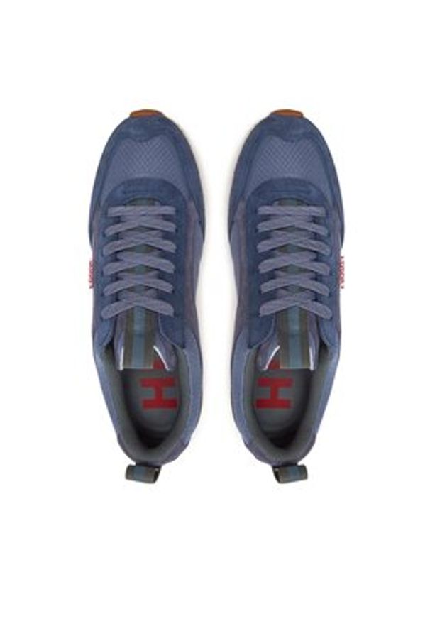 Hugo Sneakersy Cilan Tenn Mesd 50517016 Granatowy. Kolor: niebieski. Materiał: materiał