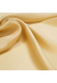 Wittchen - Damska apaszka jedwabna. Kolor: złoty. Materiał: jedwab. Wzór: gładki. Styl: klasyczny, elegancki #2