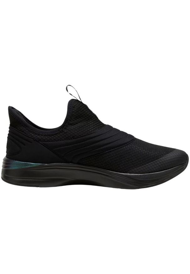 Buty Puma Softride Sophia 2 Slip-On Metachromatic W 379590 01 czarne. Zapięcie: bez zapięcia. Kolor: czarny. Materiał: materiał. Szerokość cholewki: normalna