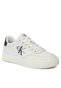 Calvin Klein Jeans Sneakersy Classic Cupsole Low Lace Lth Ml YW0YW01296 Biały. Kolor: biały. Materiał: skóra #4