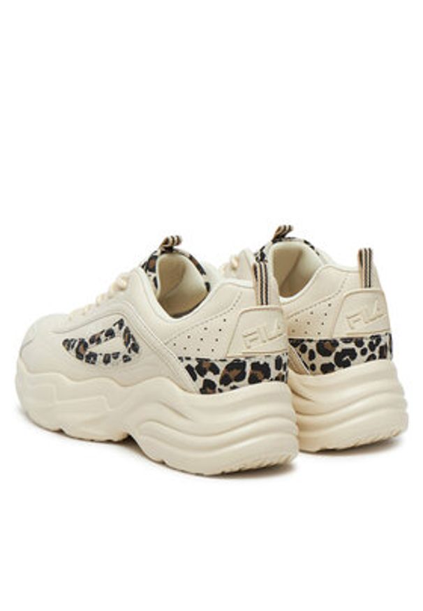 Fila Sneakersy SKYE PLATFORM FFW0591_73168 Beżowy. Kolor: beżowy. Materiał: materiał, syntetyk. Obcas: na platformie
