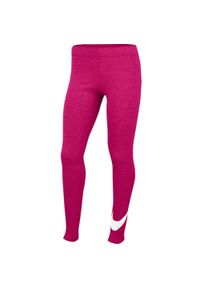 Spodnie dla dzieci Nike G NSW Favorites Swsh Legging różowe AR4076 615. Kolor: różowy, wielokolorowy #1