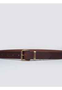 Big-Star - Pasek męski skórzany brązowy Odinis 804. Kolor: brązowy. Materiał: skóra. Wzór: gładki. Styl: casual, vintage, klasyczny, elegancki #4