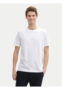 Tom Tailor T-Shirt 1045627 Biały Regular Fit. Kolor: biały. Materiał: bawełna