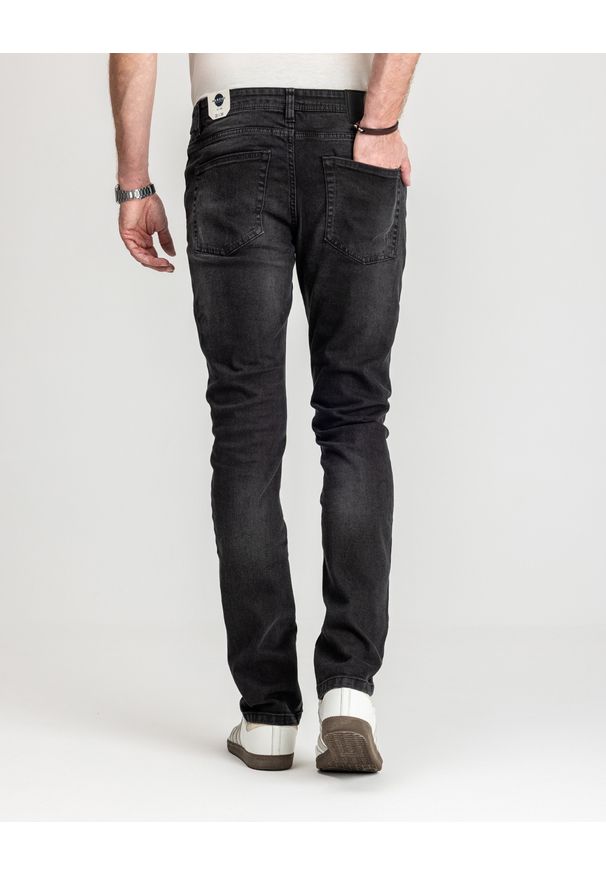 MARCUS - Męskie Spodnie Jeansowe Marcus Felix 2221 Jeans Black Night Wash 14-200311