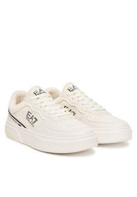 EA7 Emporio Armani Sneakersy 7X000338 AF18614 MZ188 Biały. Kolor: biały. Materiał: skóra #3