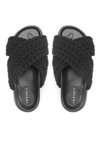 Inuikii Klapki Woven 70104-105 Czarny. Kolor: czarny. Materiał: materiał #2