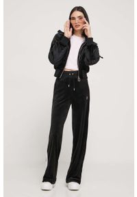 Juicy Couture kurtka damska kolor czarny przejściowa. Kolor: czarny #5