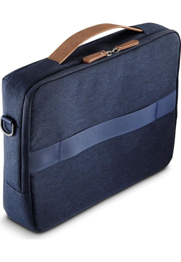 hama - Torba Hama Casual 15.6''-16.2'' granatowy. Kolor: niebieski. Materiał: skóra. Wzór: gładki. Styl: casual