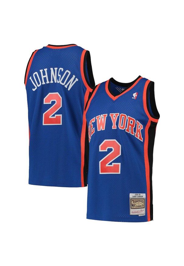 Mitchell & Ness - Koszulka NBA New York Knicks Larry Johnson. Kolor: niebieski. Sport: koszykówka